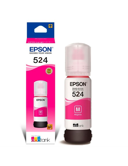 Tinta 524 Original Impresoras Epson Ecotank L6490 L15150 L15160