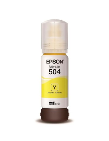 Tinta Epson 504 color Yellow Para Impresoras series Ecotank  4150 L4160 L4260 L6161 L6171 L6191 L6270 L14150
