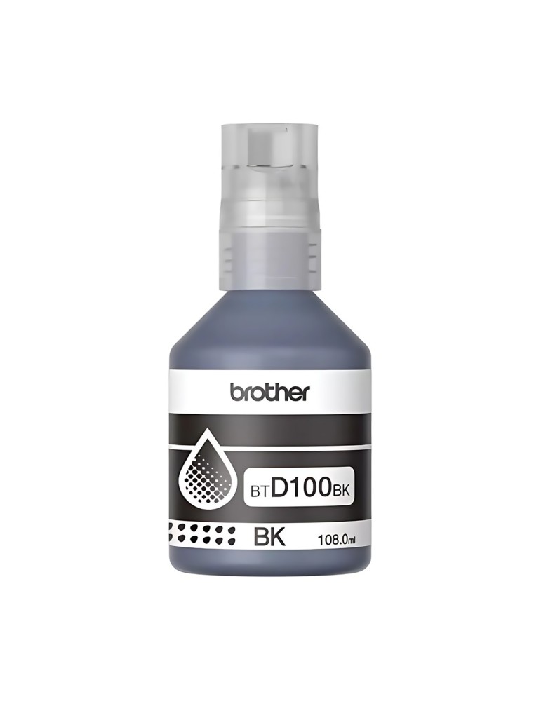 Tinta Brother D100 negra Para Impresoras T230 T236 T430W T436W T530DW T536DW T730DW T830DW T930DW.