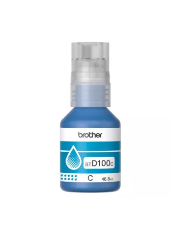Tinta Brother D100 Cian Para Impresoras T230 T236 T430W T436W T530DW T536DW T730DW T830DW T930DW. 2