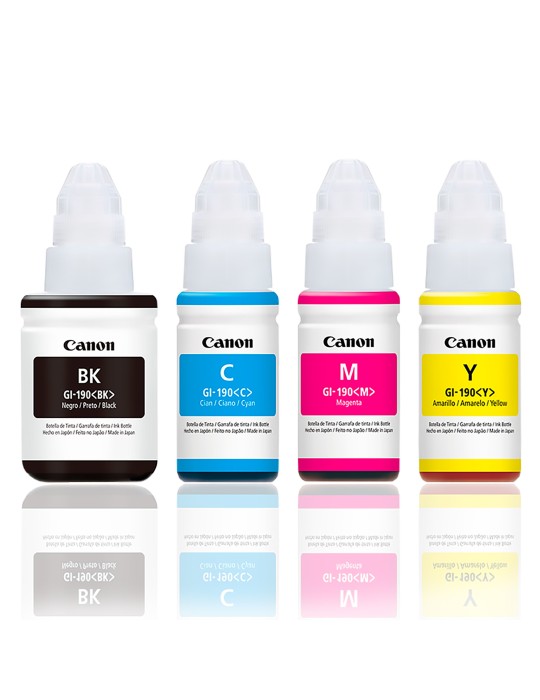 Tintas GI190 Originales Impresoras Canon G2100 G2101 G2110 G2111