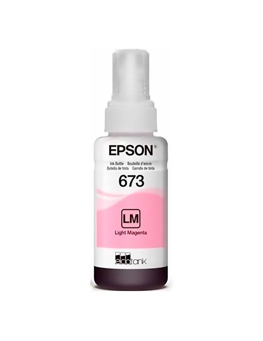 Tinta Epson 673 color Magenta Light Para Impresoras series  Ecotank L800 L805 L810 L850 L1800