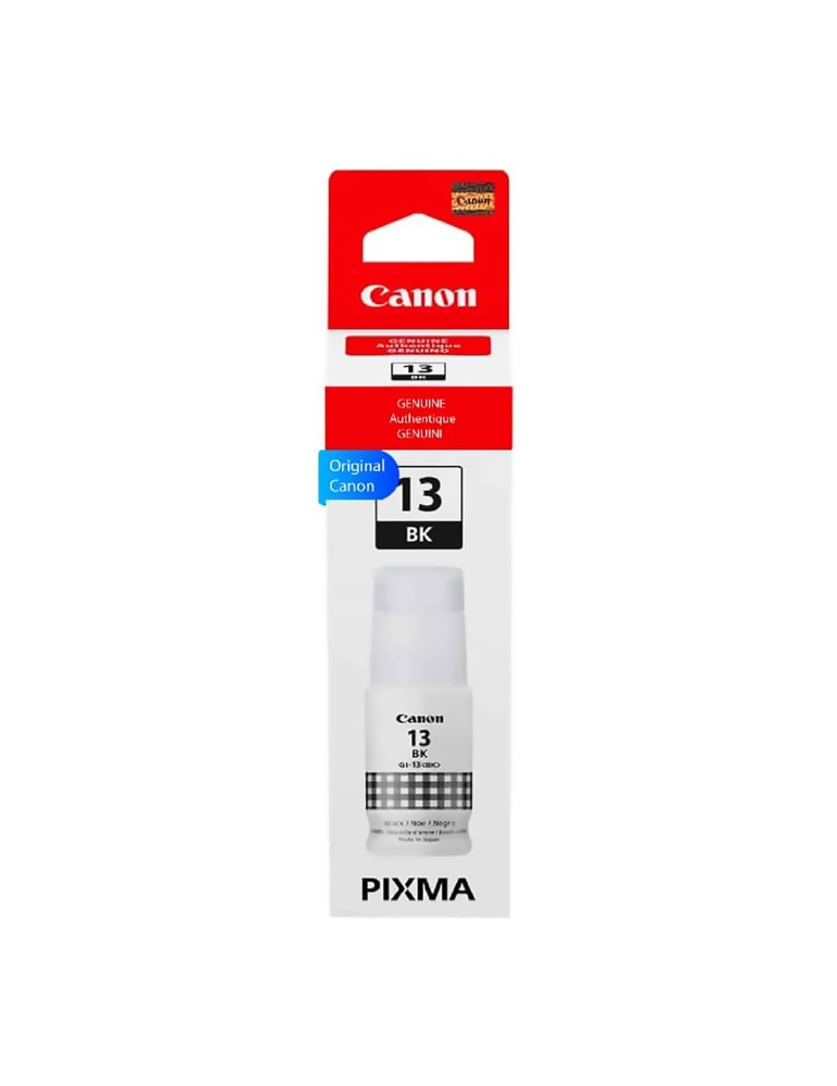 Tinta Canon GI13 Negra Para Impresoras Canon Pixma G510 G610