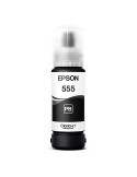 Tinta Epson 555 color negra PB Para Impresoras Epson Multifuncional Ecotank L8160 L8180