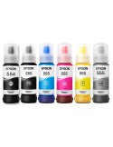 Kit de tintas Epson 555 - 554 Para Impresoras Epson Multifuncional Ecotank L8160 L8180 x6