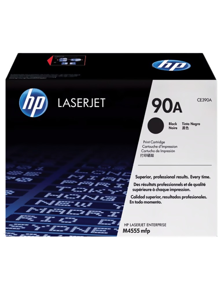 Tóner HP CE390A Original impresoras LaserJet Enterprise M4555 600 M602