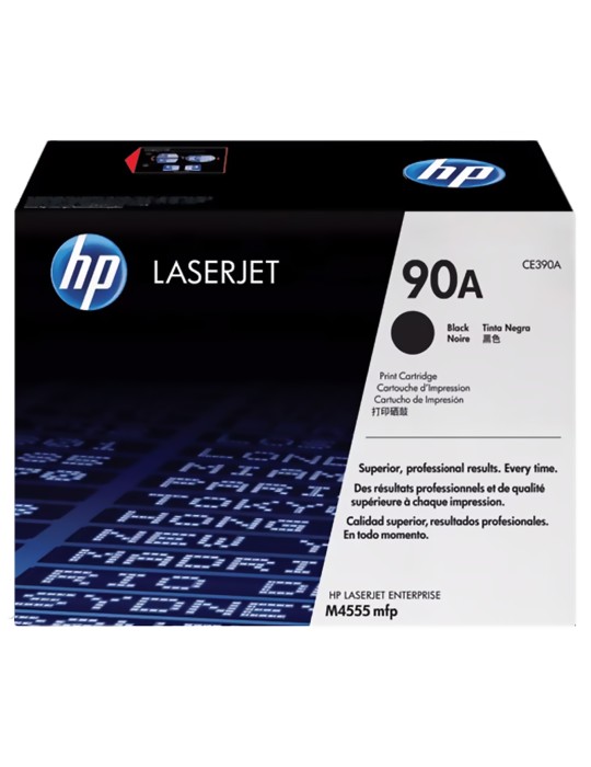 Tóner HP CE390A Original impresoras LaserJet Enterprise M4555 600 M602