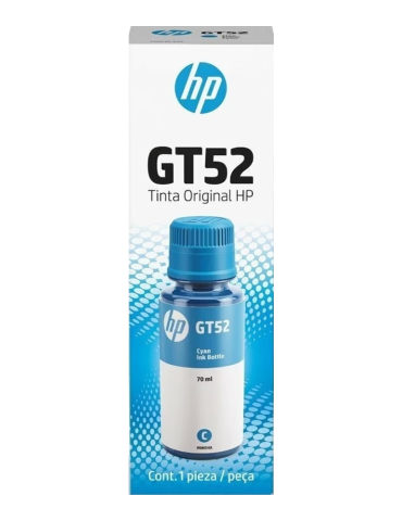Tinta HP GT52 cian Para Impresoras HP Ink Tank  300 400 100 415 GT5800 GT5810 GT5820 Smart Tank 500 520 530 600 700 720
