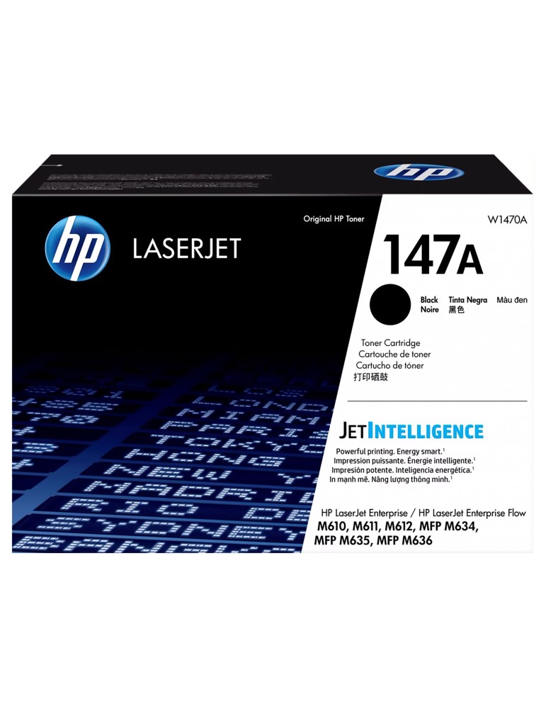 Tóner HP 147A Original impresoras LaserJet M610 M611 M612 M634 M636