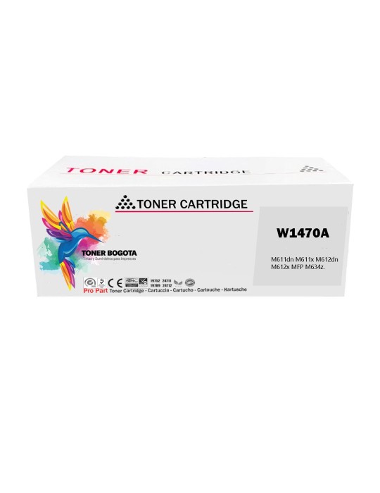 Tóner Generico HP 147A negro compatible con impresoras  HP LaserJet Enterprise Flow M610 M611 M612 MFP M634 M635 M636