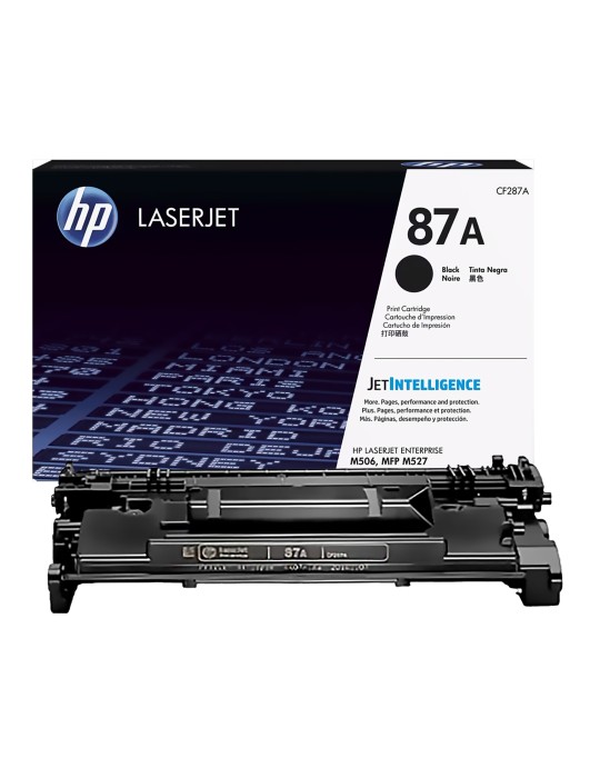 Tóner HP CF287A Original impresoras LaserJet Enterprise M501 M506 M527