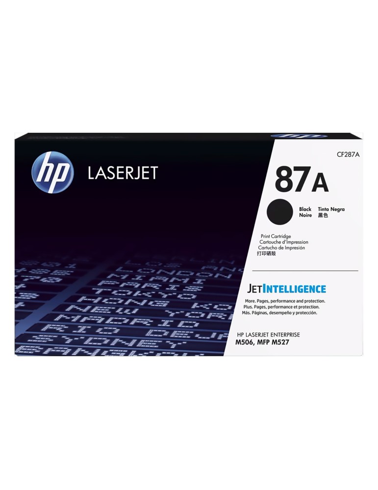 Tóner HP CF287A Original impresoras LaserJet Enterprise M501 M506 M527