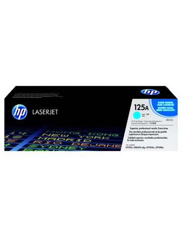 Tóner Original HP 125A Cian para impresoras  HP Color LaserJet CP1215 CM1312 MFP CP1515N CP1518N CP1518NI