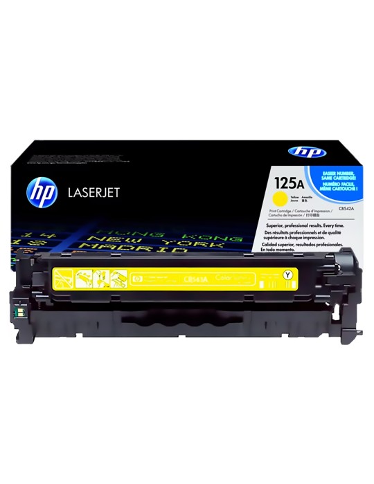 Tóner HP CB542A Original impresoras LaserJet CP1215 CM1312 CP1515 CP1518