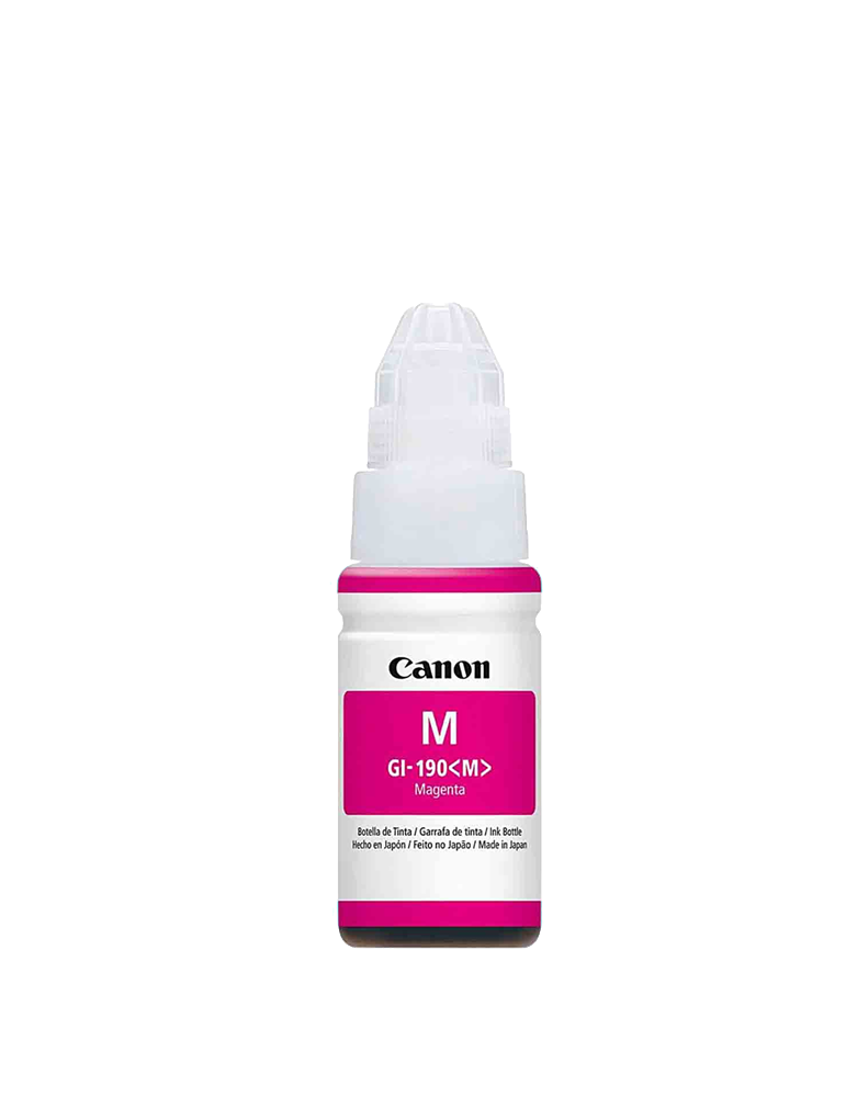 Tinta Canon GI190 magenta Para Impresoras Canon G1110 GI1100 G2100 G2101 G2110 G2111 G3100 G3101 G3102 G3110 G4100 G4110 G4111