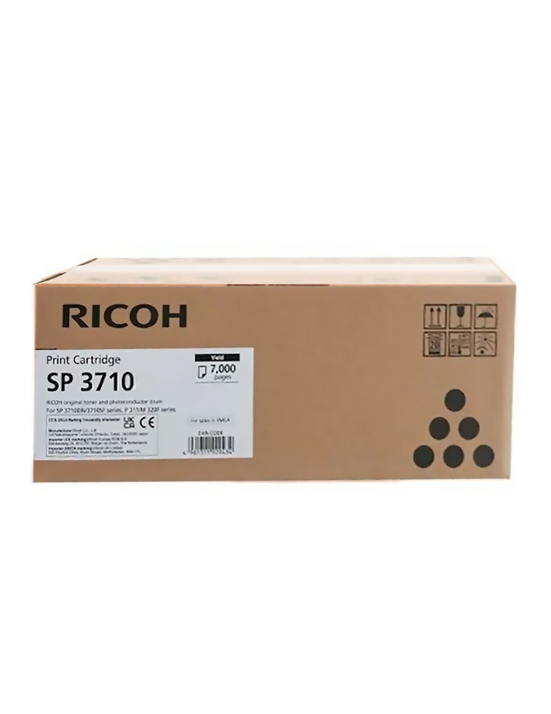Tóner Ricoh 3710 Original Impresoras Ricoh SP 3710 M 320F