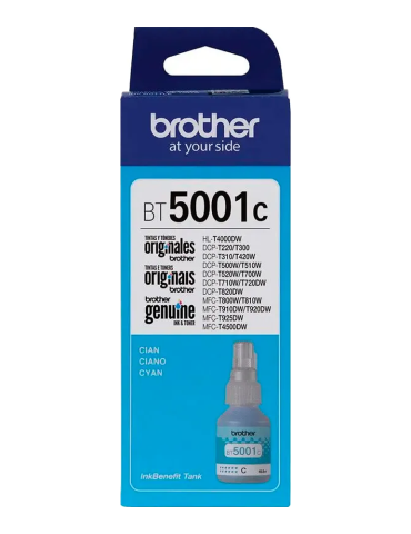 Tinta BT5001C Original Impresoras Brother T510W T520W T710W