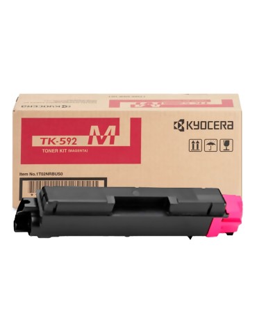 Tóner Original Kyocera 592 Magenta para impresoras Kyocera FS-C2026MFP FS-C2126MFP FSC2526MFP FS-C2626MFP FS-C5250dn FS-M6026 2
