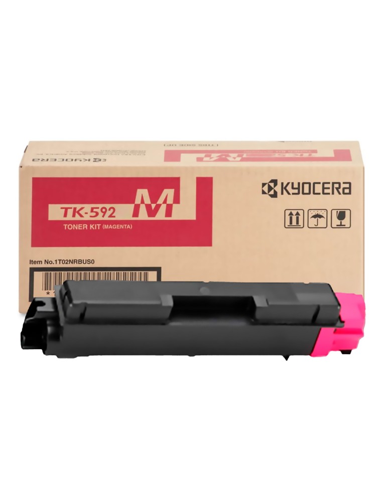 Tóner Original Kyocera 592 Magenta para impresoras Kyocera FS-C2026MFP FS-C2126MFP FSC2526MFP FS-C2626MFP FS-C5250dn FS-M6026