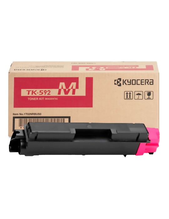 Tóner Original Kyocera 592 Magenta para impresoras Kyocera FS-C2026MFP FS-C2126MFP FSC2526MFP FS-C2626MFP FS-C5250dn FS-M6026