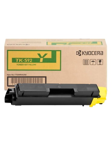 Tóner Original Kyocera 592 Yellow para impresoras Kyocera FS-C2026MFP FS-C2126MFP FSC2526MFP FS-C2626MFP FS-C5250dn FS-M6026cidn 2