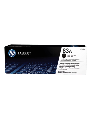 Tóner Original 83A Color negro para impresoras  HP LaserJet Pro M125 M125A M125NW M127 M127FN M127FW M201 M201DW M225 M225DW