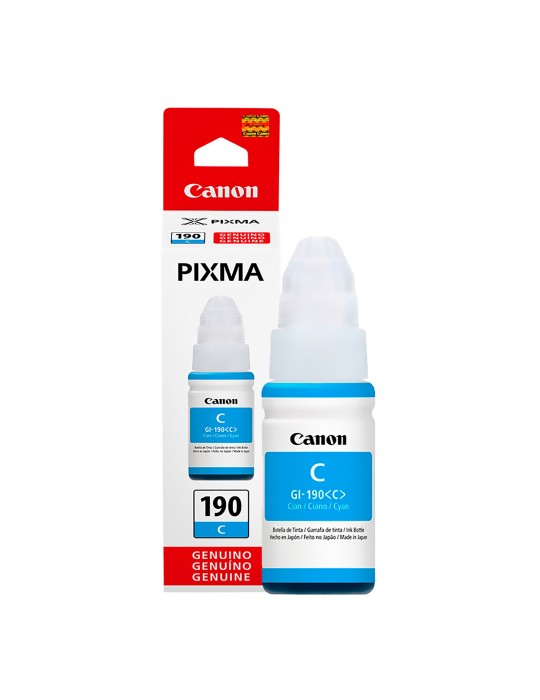 Tinta GI190 Original Impresoras Canon G2110 G2111 G3100 G3101